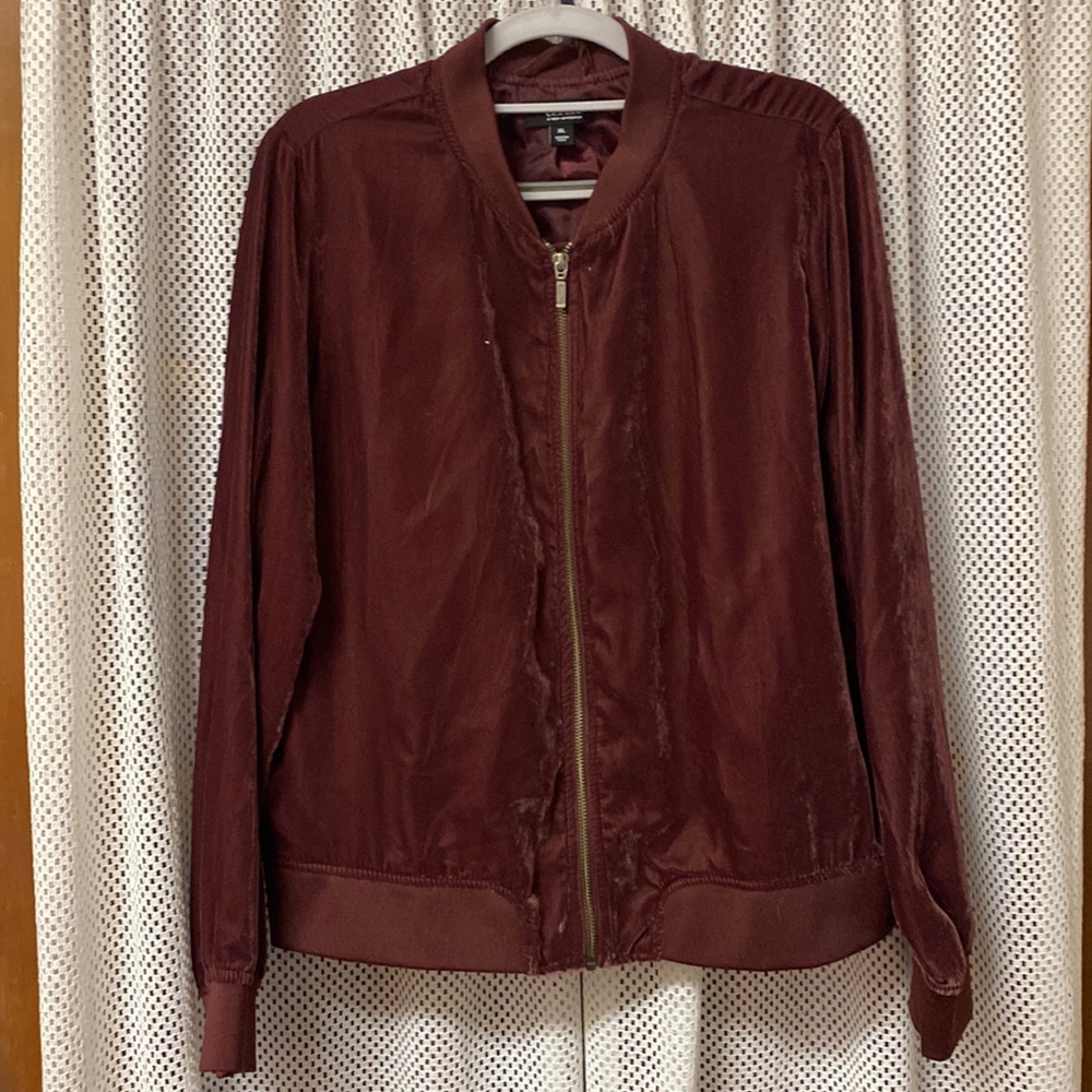 ANA, Deep rose, velvet jacket, XL